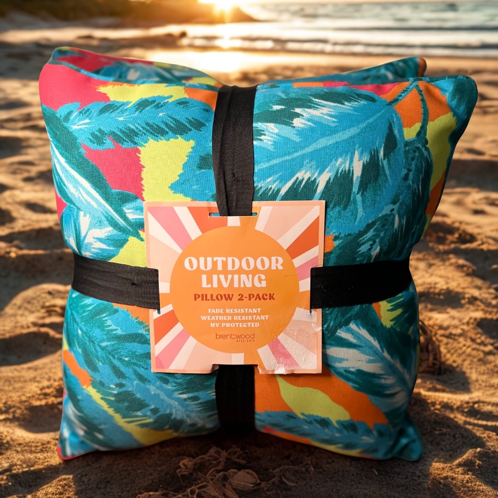 25. New Brentwood Originals Decorative Pillow 2pk  (Colorful)